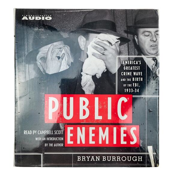 Public Enemies Audiobook CD New by Bryan Burrough Read by Campbell Scott - Picture 2 of 3